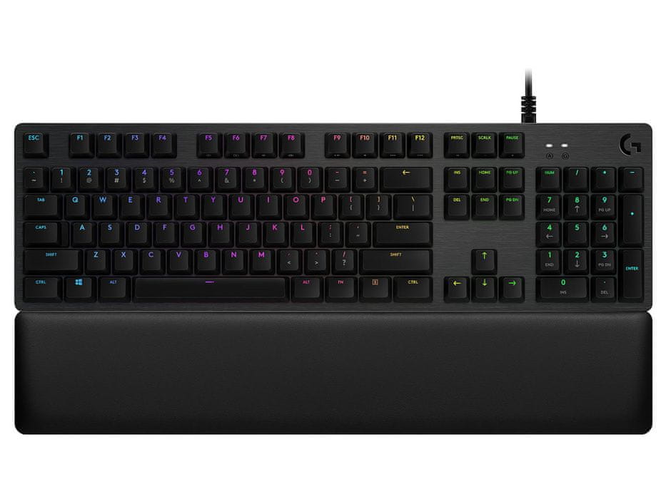 Tipkovnica Logitech G513 mehanička Carbon RGB GX Blue