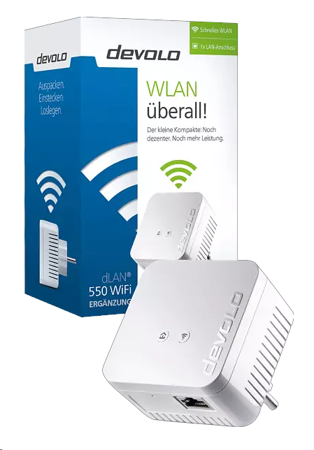 Powerline adapter Devolo dLAN 550+ WiFi