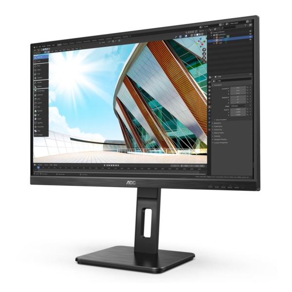 Monitor LED 27" AOC 27P2Q,Full HD IPS, VGA,DP,HDMI,PIVOT,Height adjustment,USB